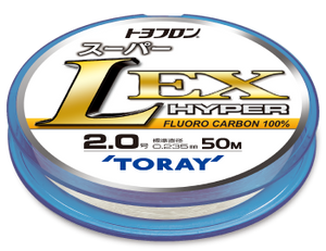 Toray Toyoflon Super L · EX Hyper Fluorocarbon Leader 50m (S75X)