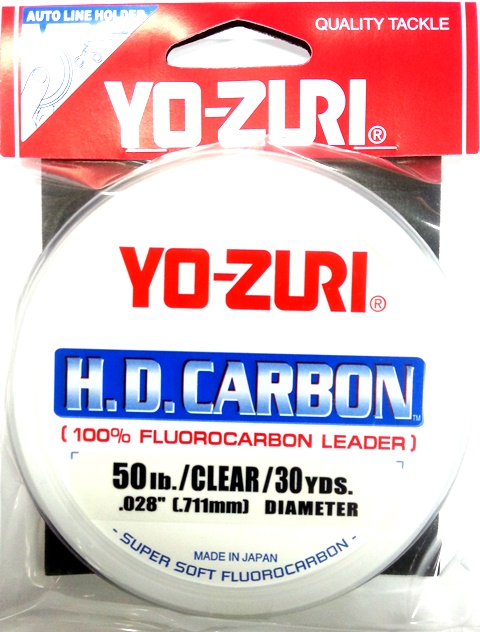 Yozuri H.D Carbon 100% Fluorocarbon Leader