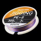 (PRICE w/o GST) - GOSEN ANSWER JIGGING PE x 8