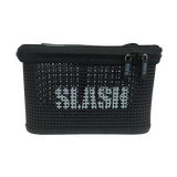 (PRICE w/o GST) - SLASH STORAGE BLACK/CLEAR POUCH 2114