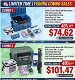 (PRICE w/o GST) - MEIHO BUCKET MOUTH  (COMBO SALE)