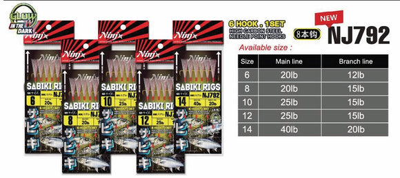 (PRICE w/o GST) - NINJA NJ792 SABIKI (GLOW IN THE DARK)