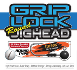 (PRICE w/o GST) NINJA GRIP LOCK ROUND JIGHEAD