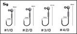 (PRICE w/o GST) NINJA GRIP LOCK ROUND JIGHEAD