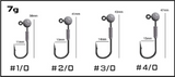 (PRICE w/o GST) NINJA GRIP LOCK ROUND JIGHEAD