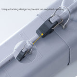 Heavy-Duty Extendable Hard Fishing Rod Case with Wheels
