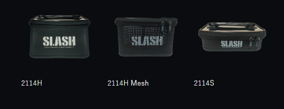 (PRICE w/o GST) - SLASH STORAGE BLACK/CLEAR POUCH 2114