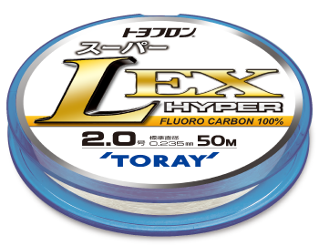 Toray Toyoflon Super L · EX Hyper Fluorocarbon Leader 50m (S75X)