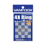 Vanfook Super Strong 4X Split Ring