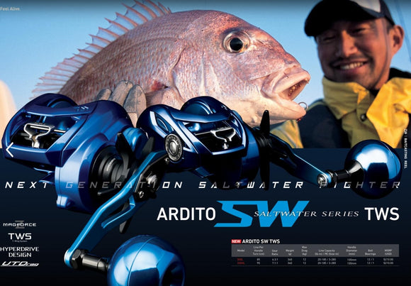 PRICE w/o GST) ARDITO SW TWS DAIWA REEL – Fishing Buddy Singapore