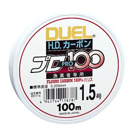 Duel H.D. Carbon PRO100S 100% Fluorocarbon 100m