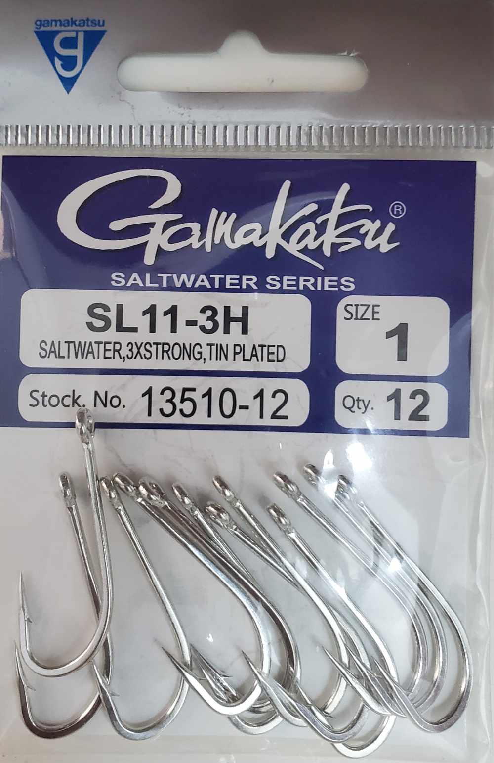 Gamakatsu 427511 Assist 540 Double Bait Plus, Tin, Size 1/0
